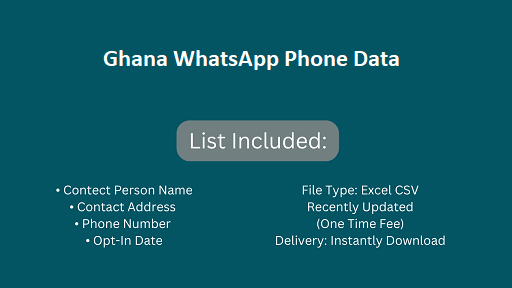 Ghana WhatsApp Phone Data​