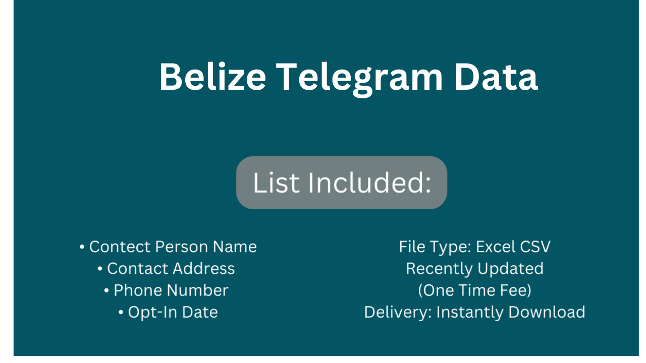 Belize Telegram Data