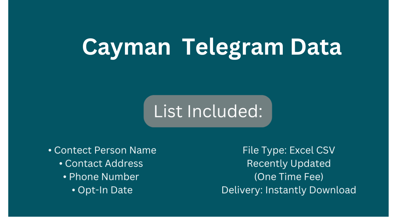 Cayman Telegram Data