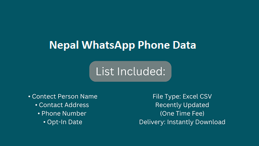 Nepal WhatsApp Phone Data