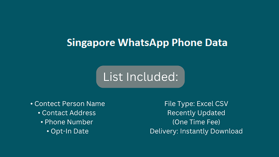 Singapore WhatsApp Phone Data