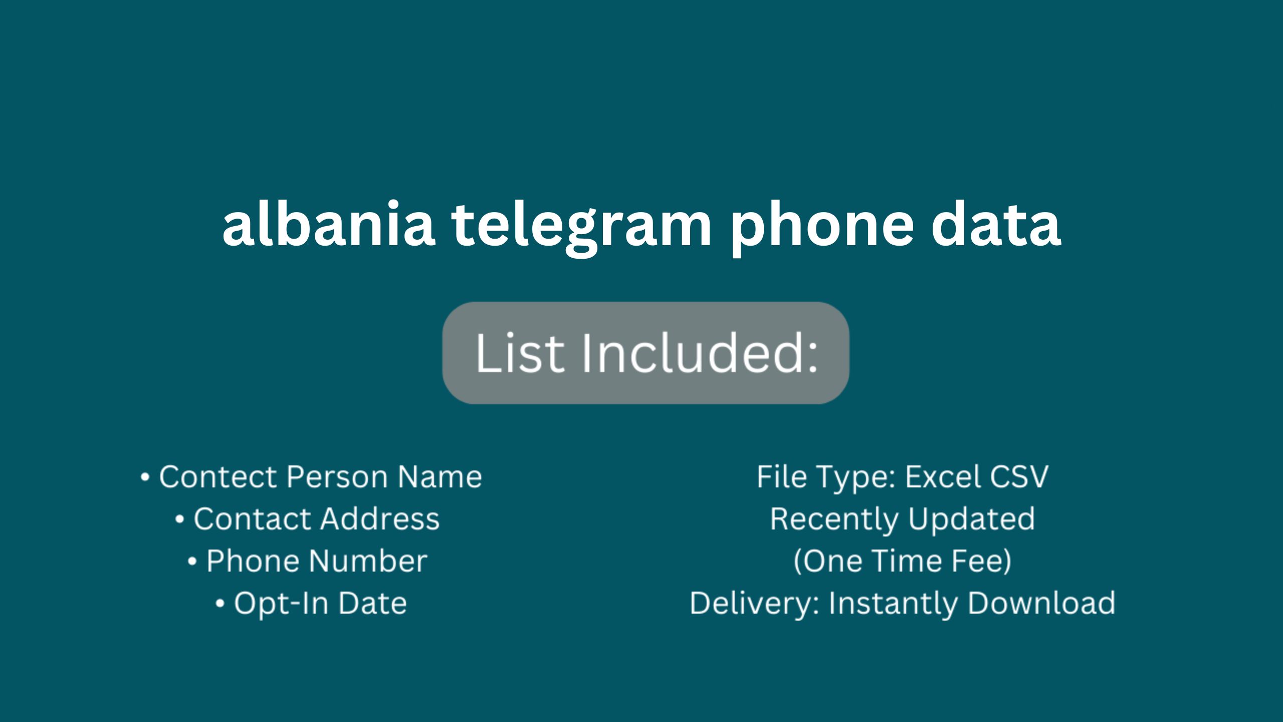 albania telegram phone data