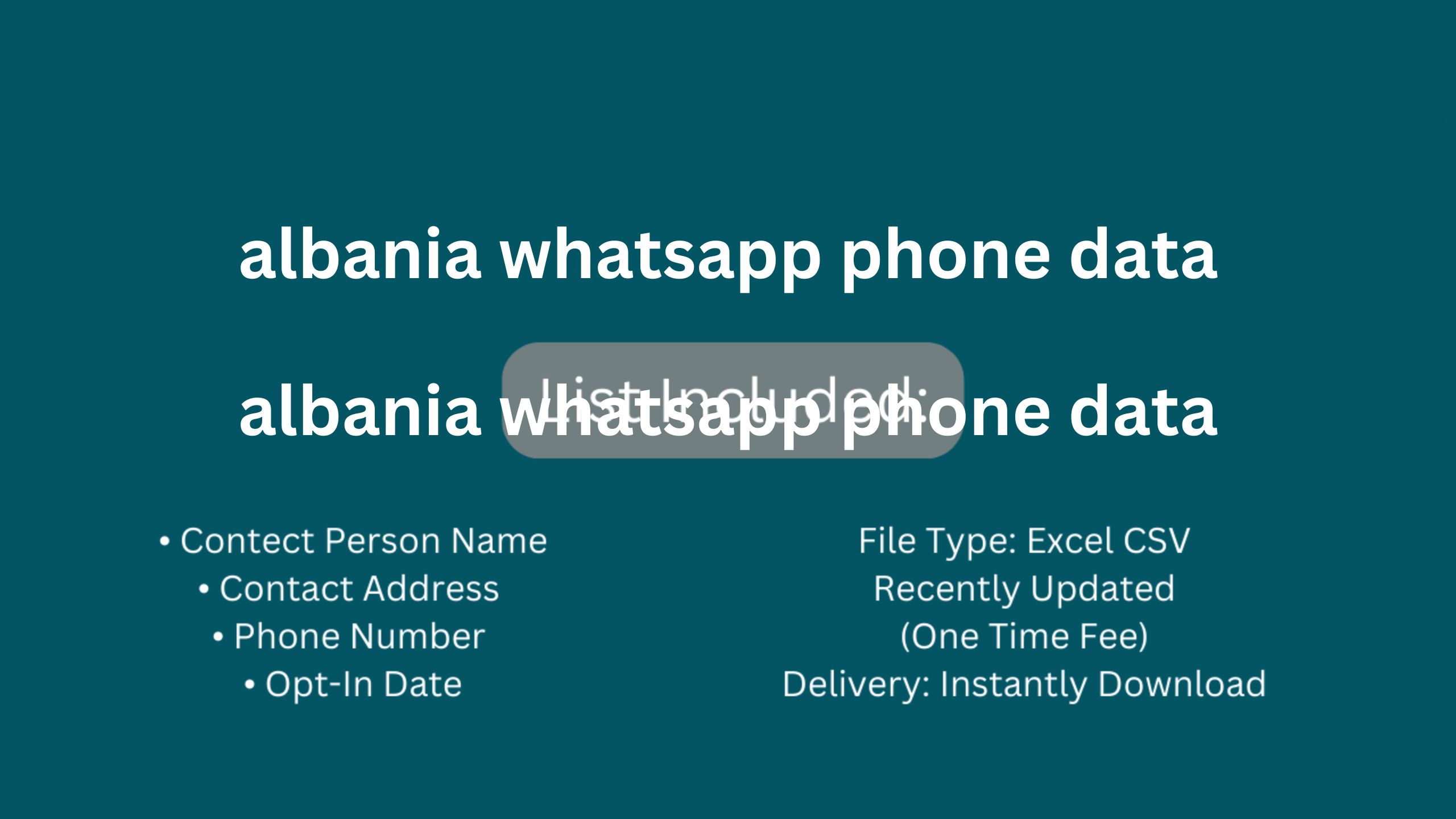 albania whatsapp phone data