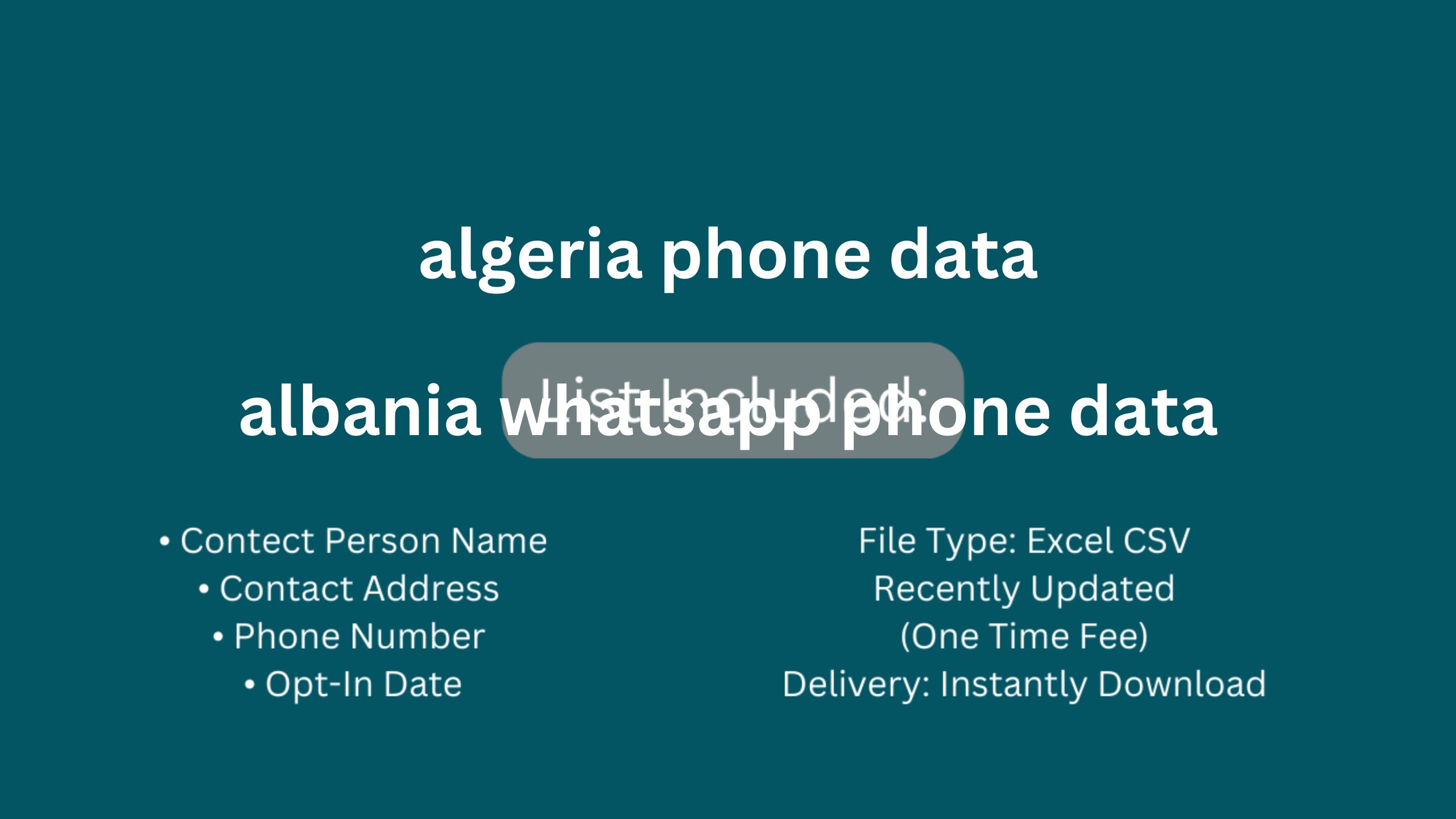 algeria phone data