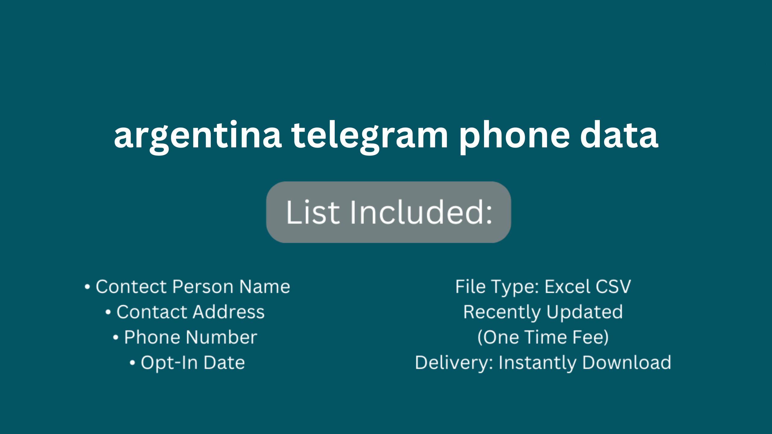 argentina telegram phone data